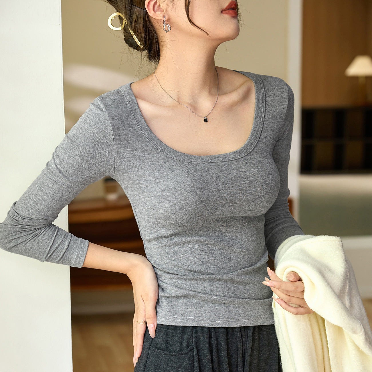 #Quality is high-quality #Skin-friendly and comfortable Modal excellent cotton 2026 autumn clothes new long-sleeved T-shirt women's inner bottoming shirt