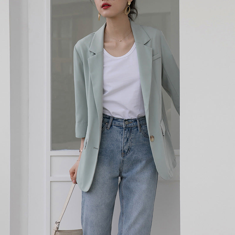 230G Combed Cotton V-Neck T-Shirt Short Sleeve Women's Summer 2026 Loose and Skinny Versatile Straight Bottom Versatile Top