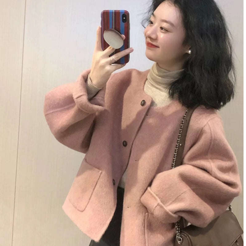Autumn and winter Xiaoxiangfeng woolen jacket women's spring and autumn 2025 new early autumn woolen short casual Korean