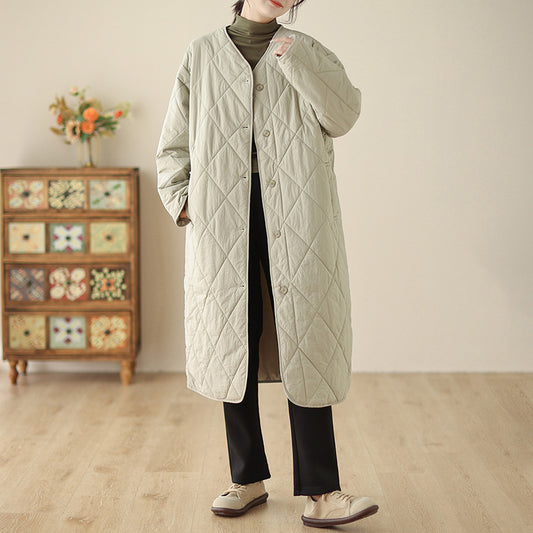 The real shot will be in the winter of 2025. The new literary cotton and linen large-size retro cardigan, robe, cotton coat and women's clothing.
