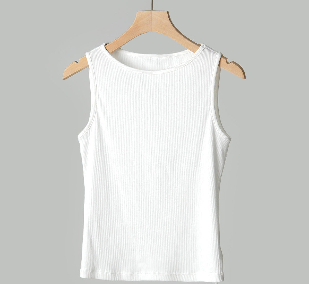 & Use good materials & high elastic threaded cotton wide shoulder strap sleeveless vest women's 2026 summer new tight inner and outer sling