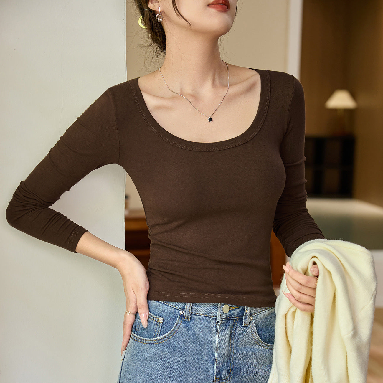#Quality is high-quality #Skin-friendly and comfortable Modal excellent cotton 2026 autumn clothes new long-sleeved T-shirt women's inner bottoming shirt