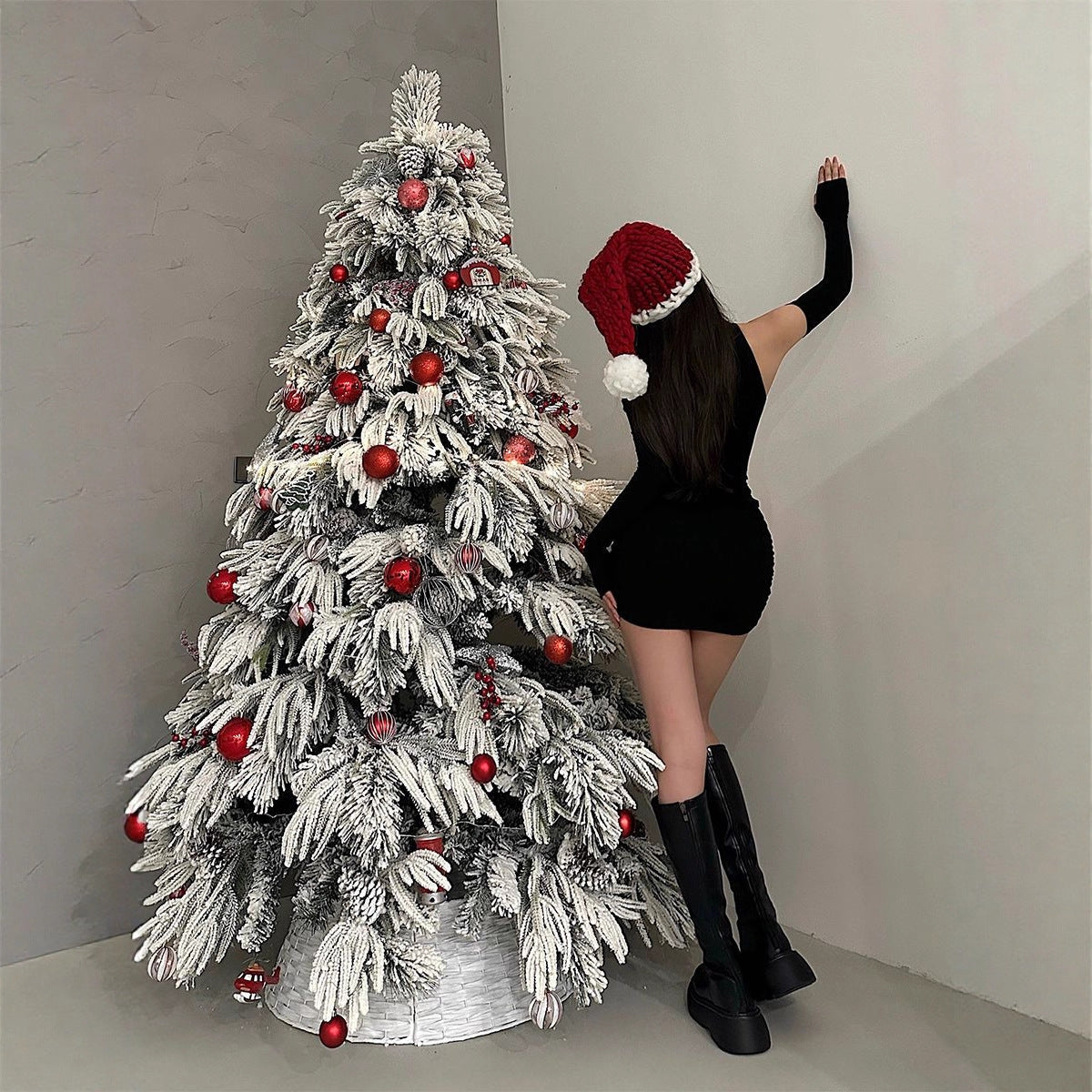 Spring sexy turtleneck 2026 new dress Spice girl sweet and tight pure desire wind neck hip skirt children