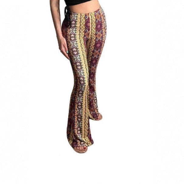 2025 spring and autumn Amazon wish speed sale Bohemian high elastic tight micro pull sexy casual pants women