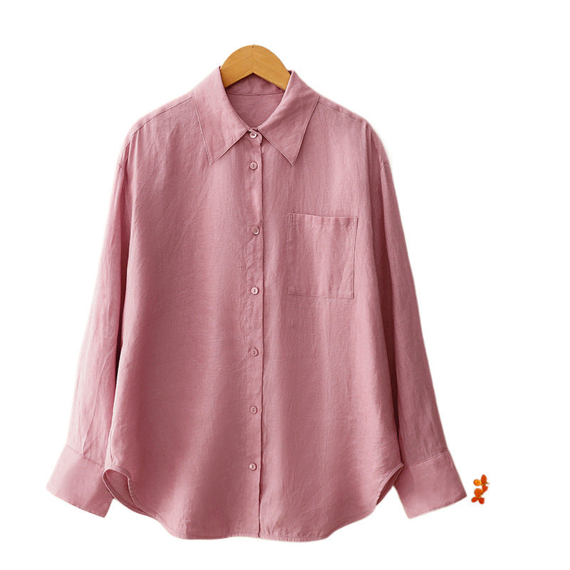 Real shot 2025 summer new shirt women's slack sunscreen shirt + shorts two-piece set women's