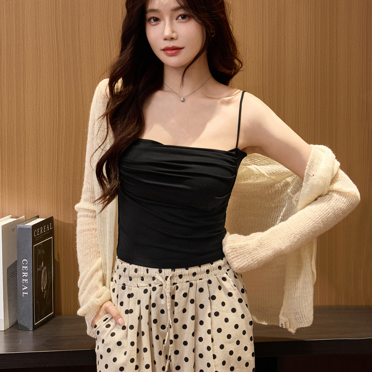 #Tencel Lyocell cotton, Zhen quality #Sexy Spice Girl suspender vest women's summer 2026 new short top