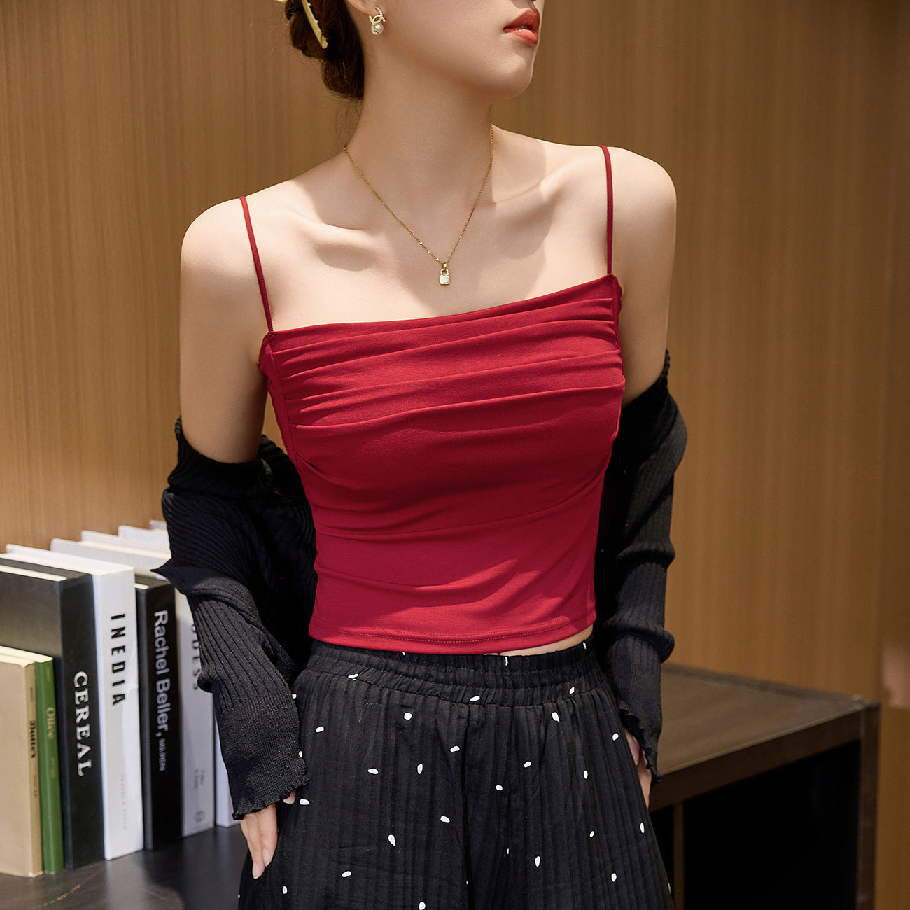 #Tencel Lyocell cotton, Zhen quality #Sexy Spice Girl suspender vest women's summer 2026 new short top