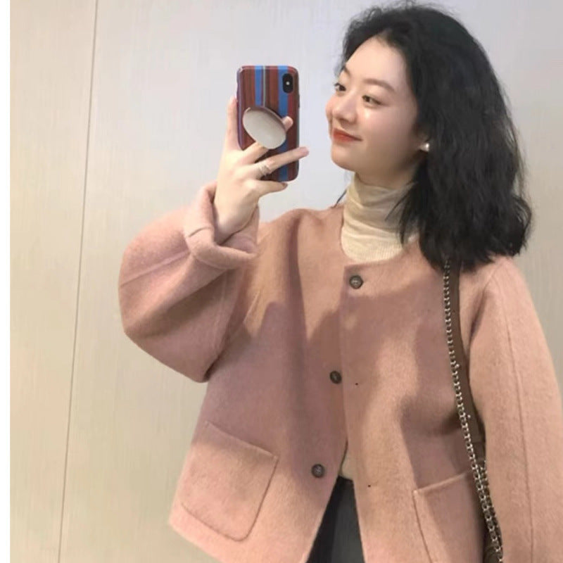 Autumn and winter Xiaoxiangfeng woolen jacket women's spring and autumn 2025 new early autumn woolen short casual Korean