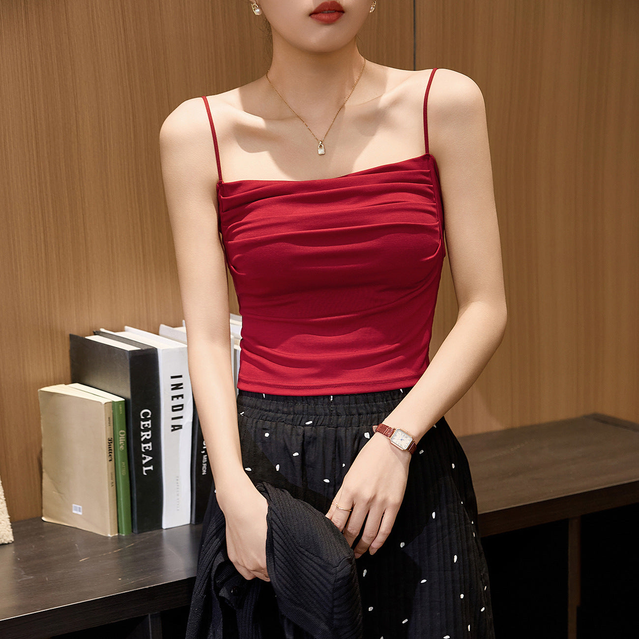 #Tencel Lyocell cotton, Zhen quality #Sexy Spice Girl suspender vest women's summer 2026 new short top