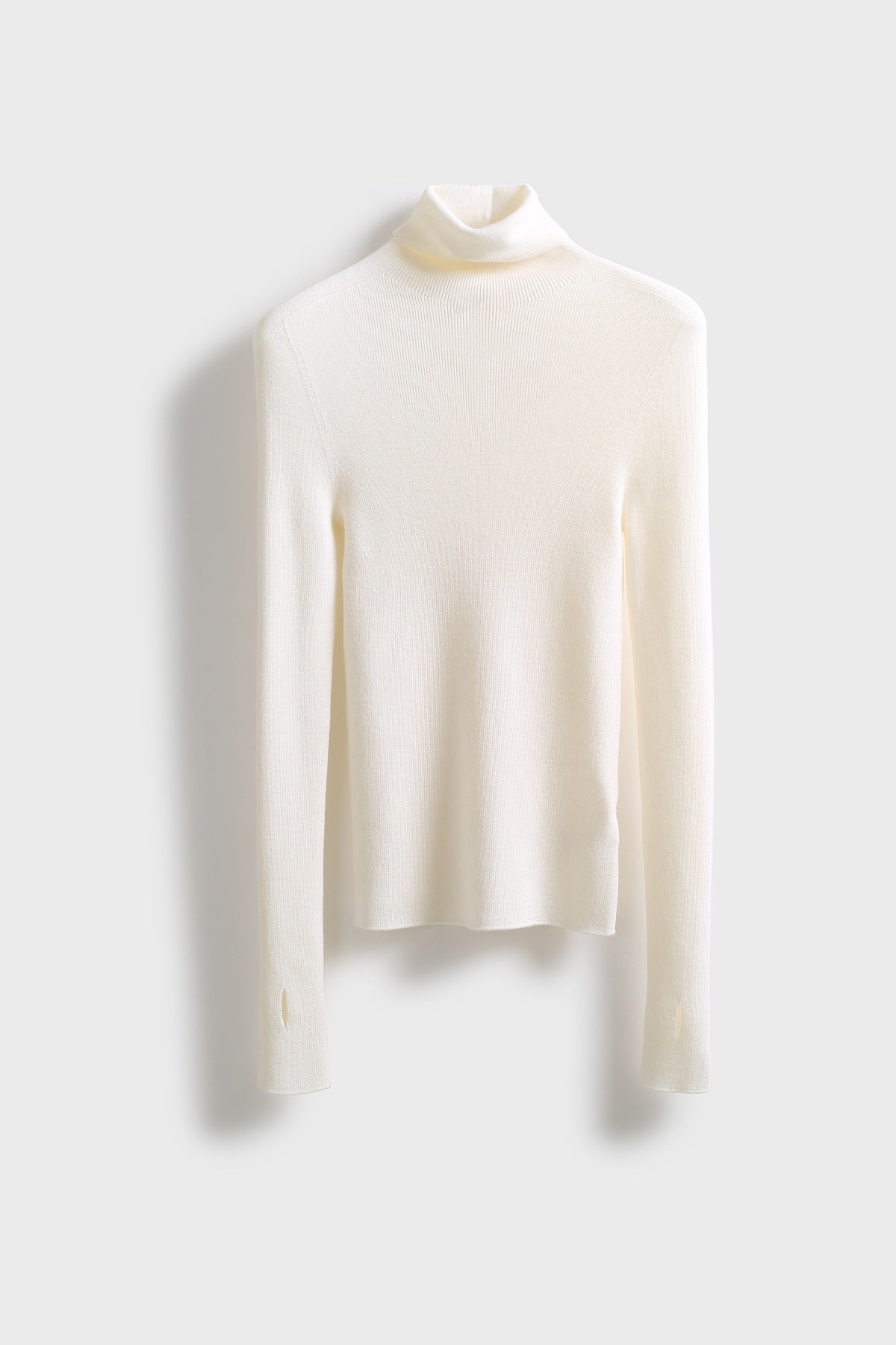 Pole end king fried 100% wool Yangtze yarn seamlessly integrated! Autumn and winter slim base knitted turtleneck wool sweater