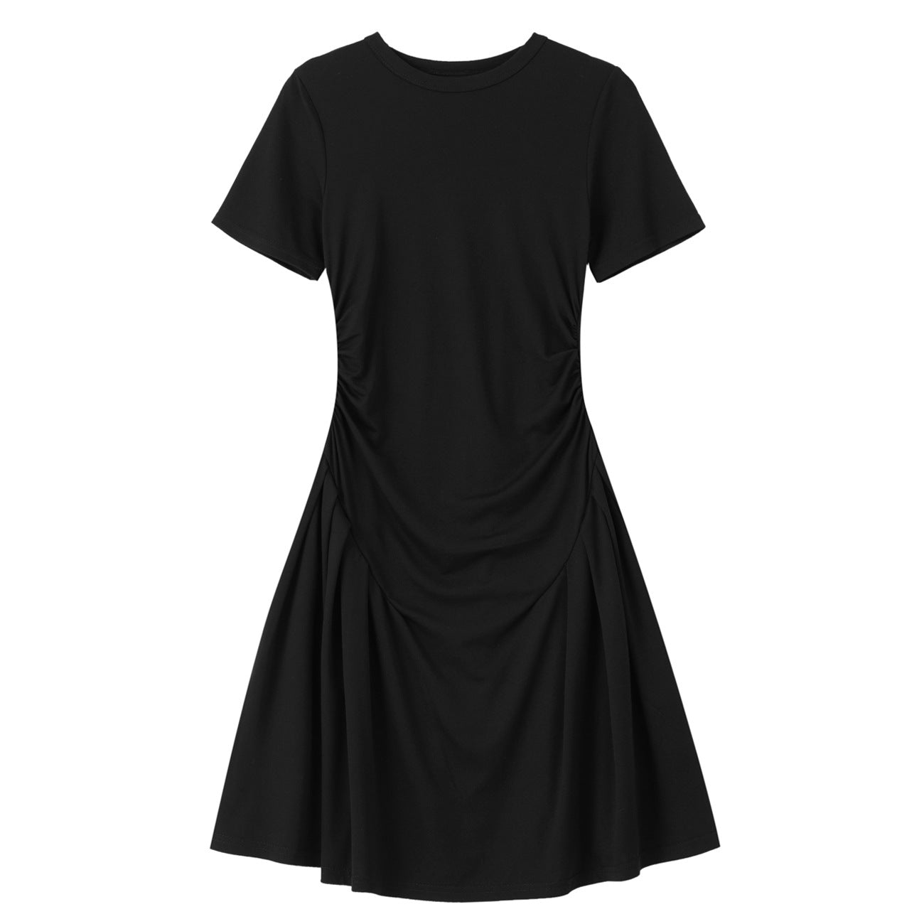 [Tencel Rome & High Quality] Pleated A Pendulum Skinny Temperament Dress Women's Summer 2026 New Short Skirt