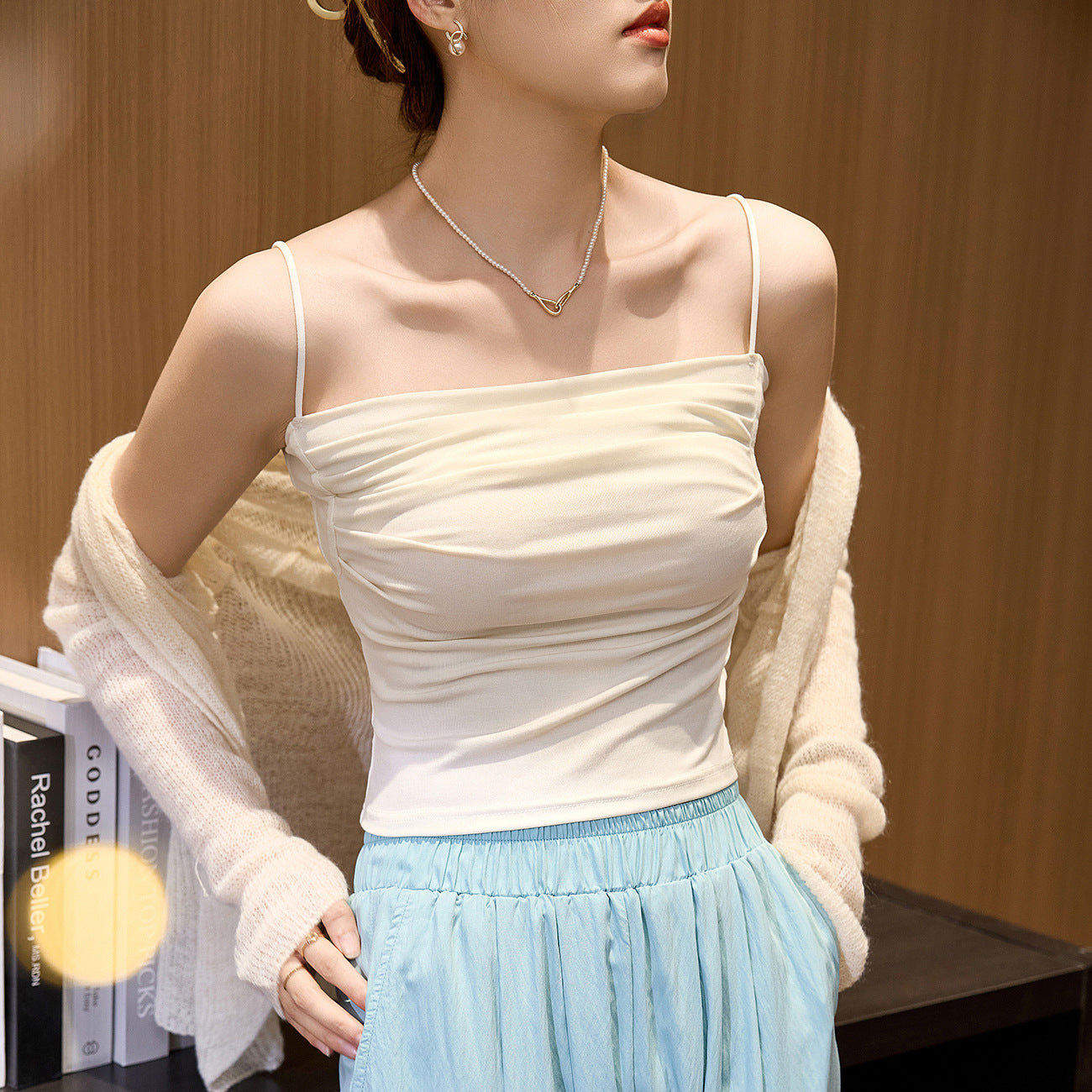 #Tencel Lyocell cotton, Zhen quality #Sexy Spice Girl suspender vest women's summer 2026 new short top