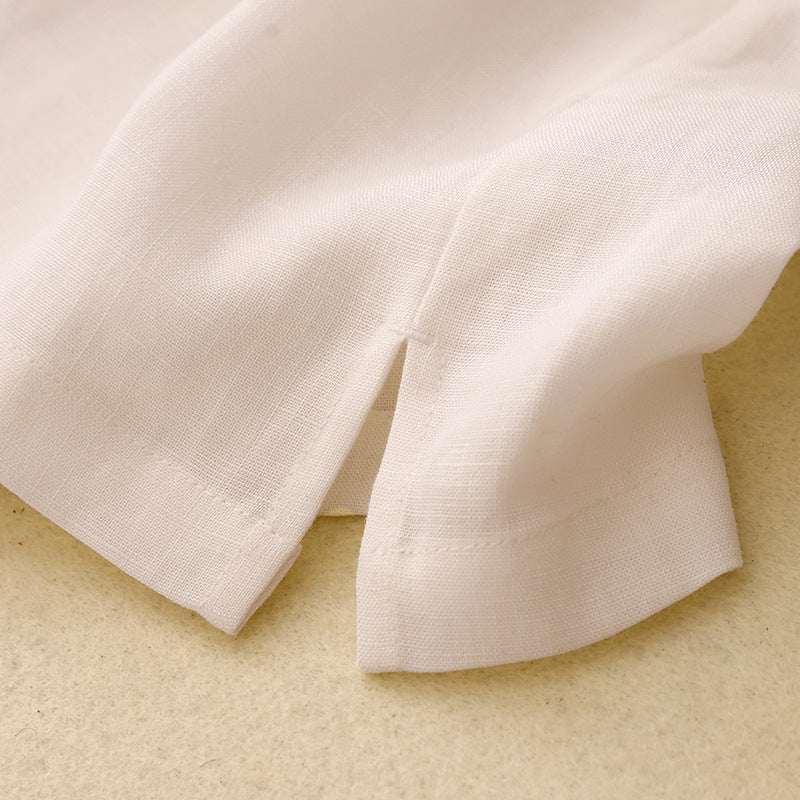 Real shot 2025 summer new literary loose printing crew neck short-sleeved T-shirt women's top #9022