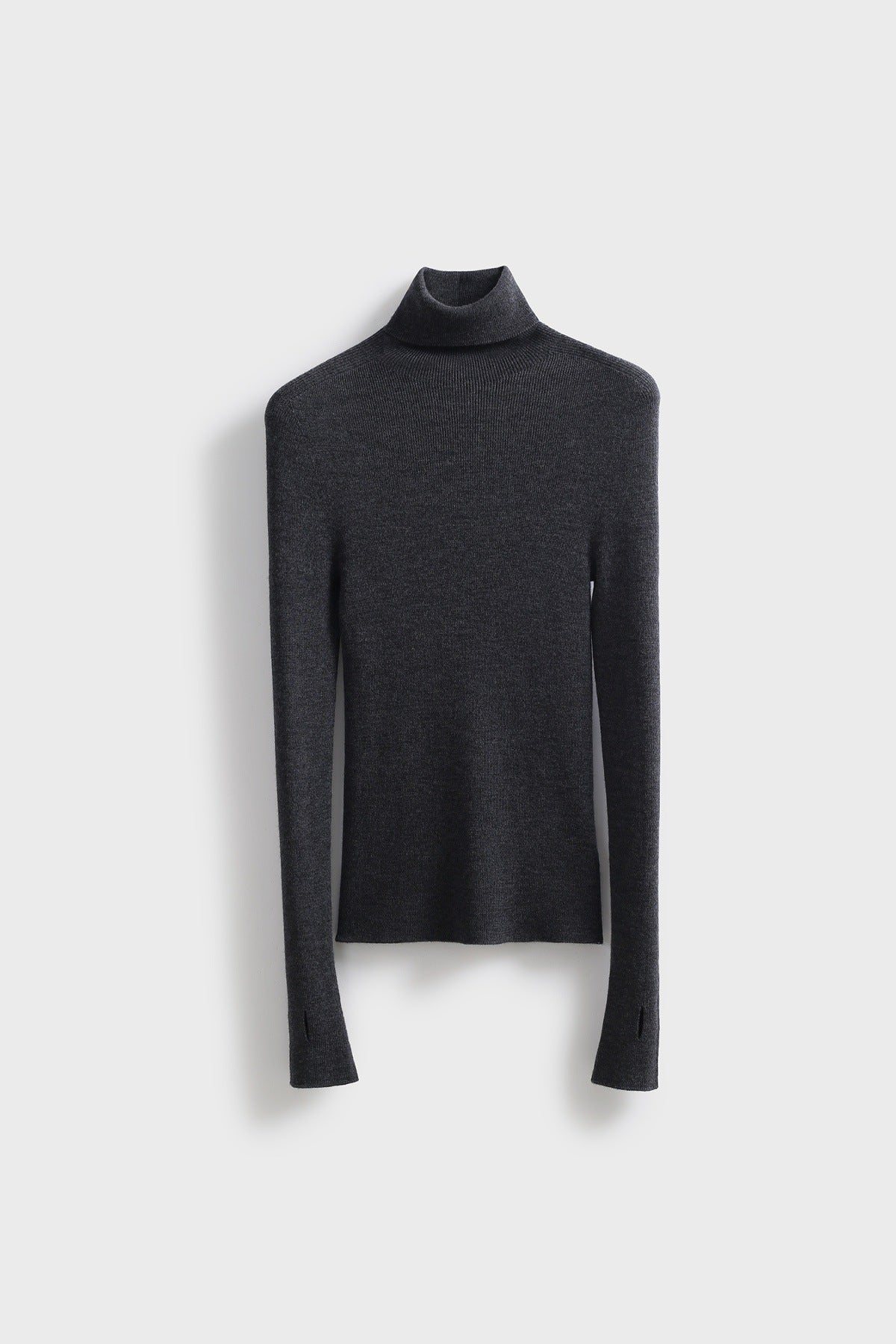 Pole end king fried 100% wool Yangtze yarn seamlessly integrated! Autumn and winter slim base knitted turtleneck wool sweater