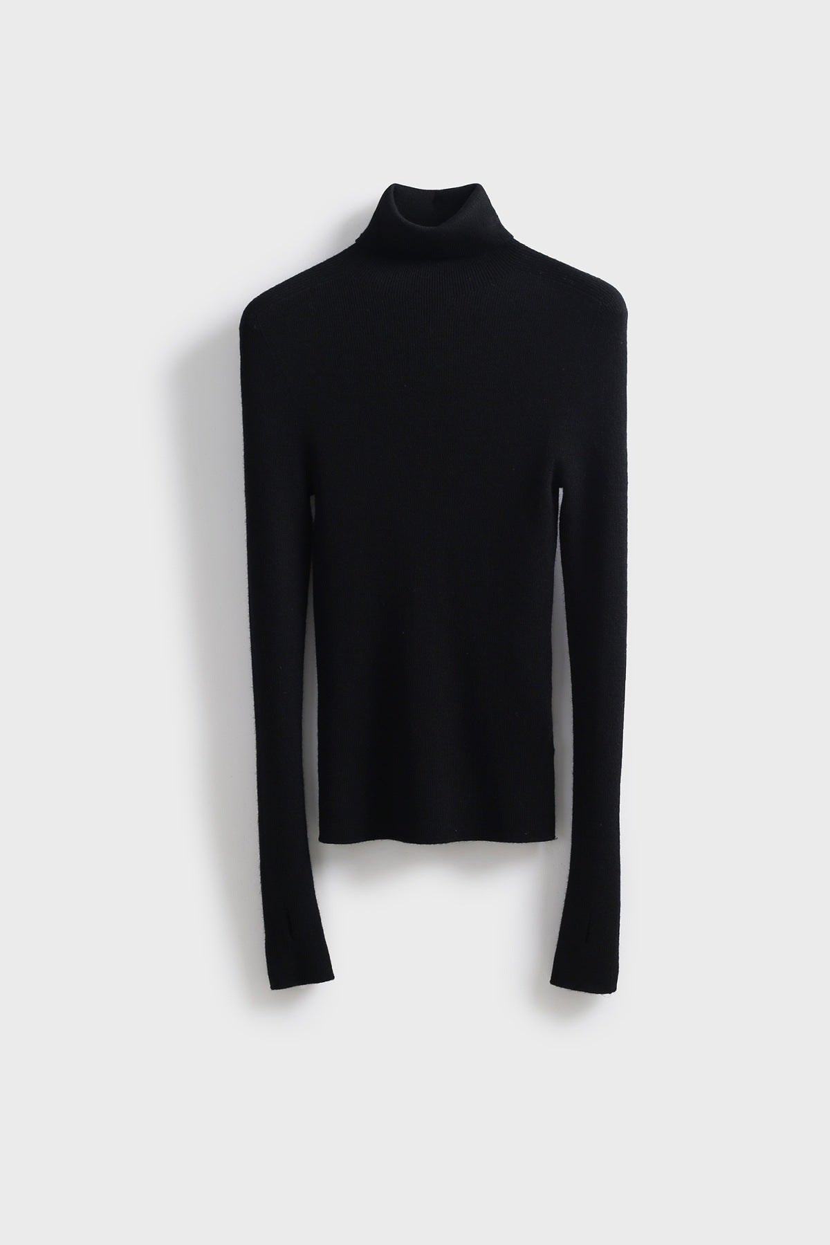 Pole end king fried 100% wool Yangtze yarn seamlessly integrated! Autumn and winter slim base knitted turtleneck wool sweater