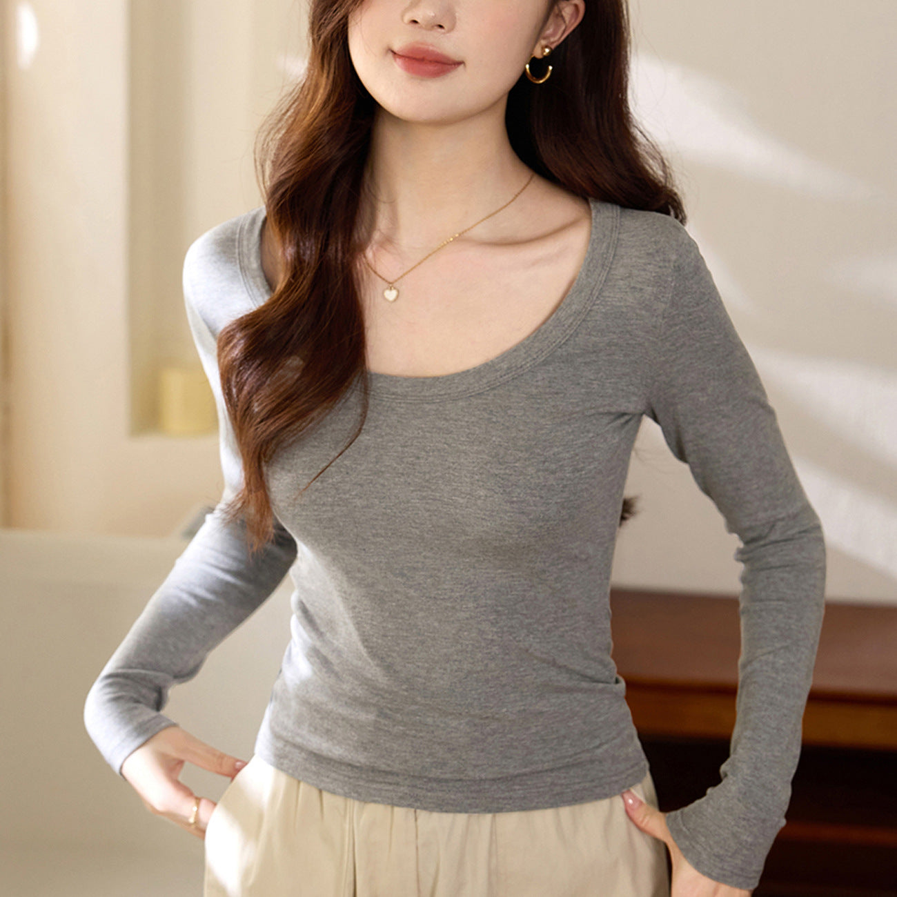 #Quality is high-quality #Skin-friendly and comfortable Modal excellent cotton 2026 autumn clothes new long-sleeved T-shirt women's inner bottoming shirt